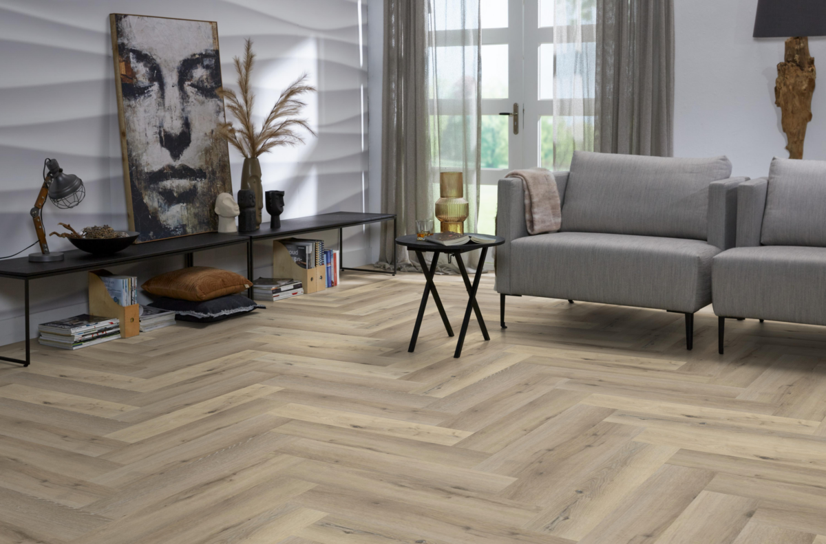 YUP herringbone click SRC light oak - Afbeelding 3