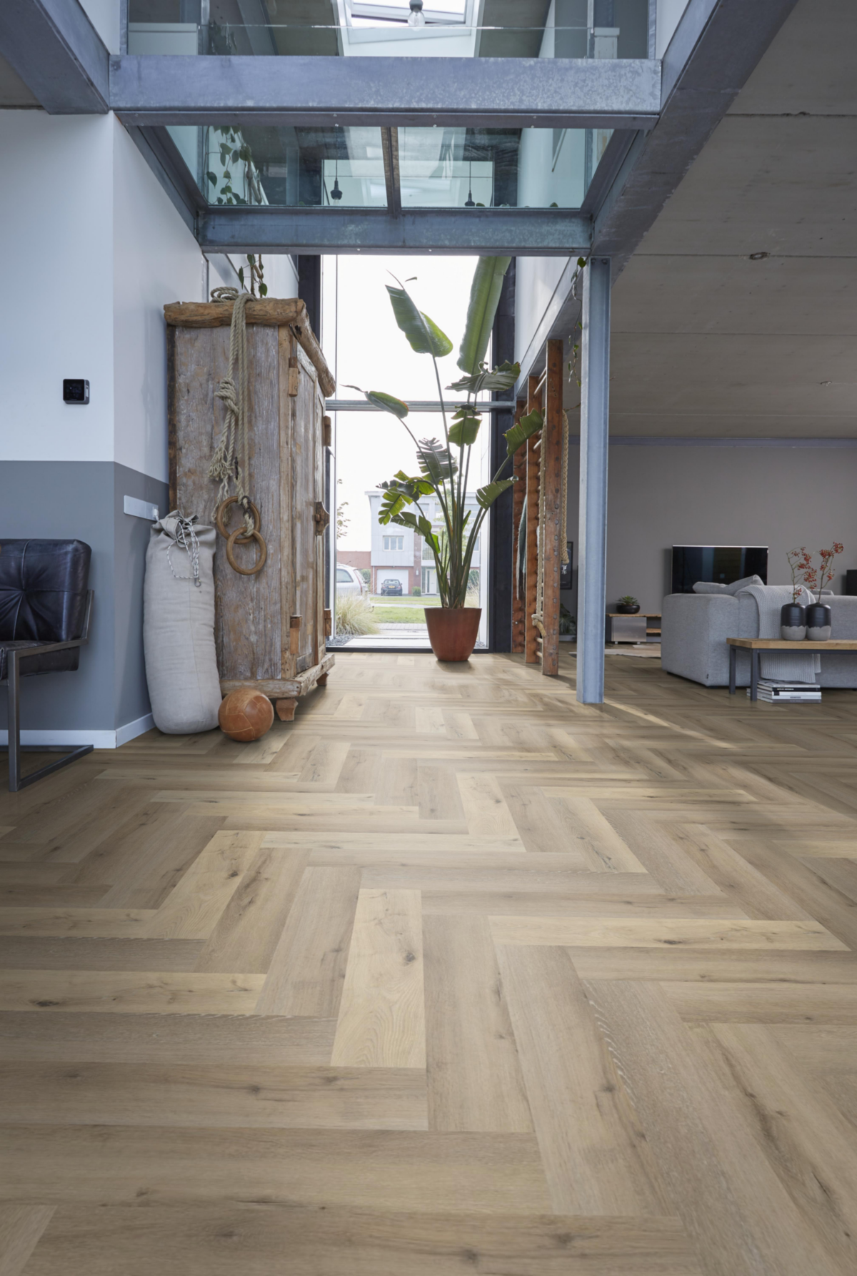 YUP herringbone click SRC light oak - Afbeelding 13