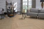 YUP Leyton herringbone dryback beige - Afbeelding 3