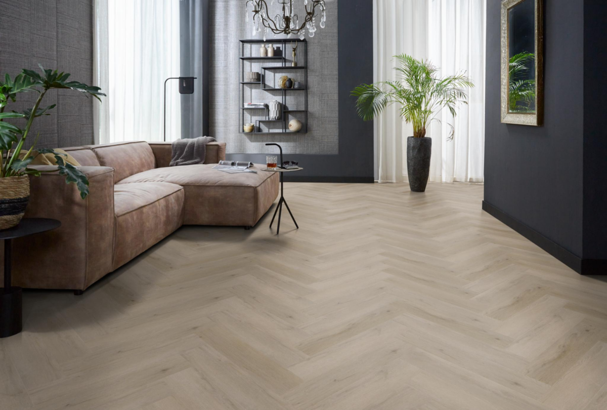 YUP Leyton herringbone click SRC light oak - Afbeelding 4