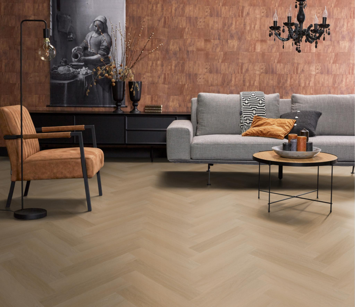 YUP Fulham herringbone click SRC natural oak - Afbeelding 6