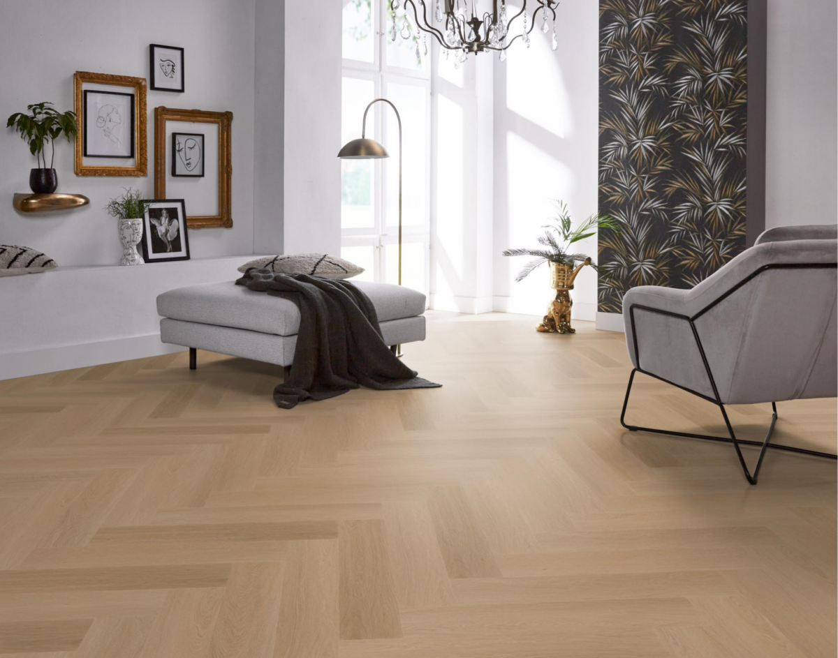 YUP Fulham herringbone click SRC dark oak - Afbeelding 5