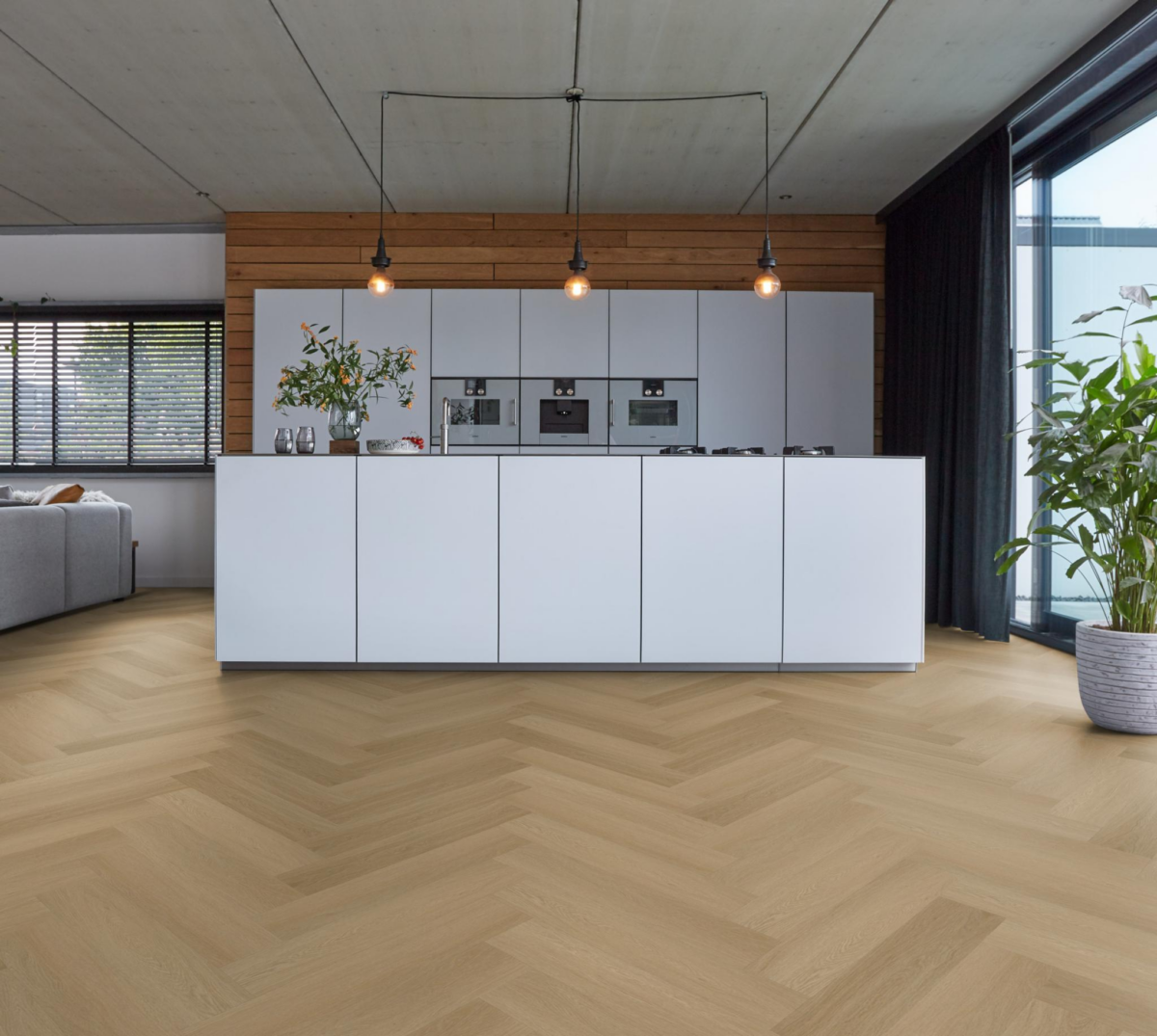 YUP Fulham herringbone click SRC warm oak - Afbeelding 10