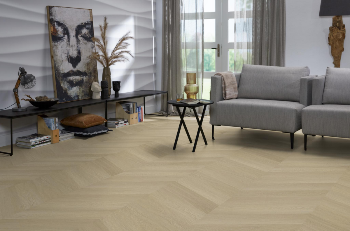 YUP Fulham chevron dryback natural oak - Afbeelding 3
