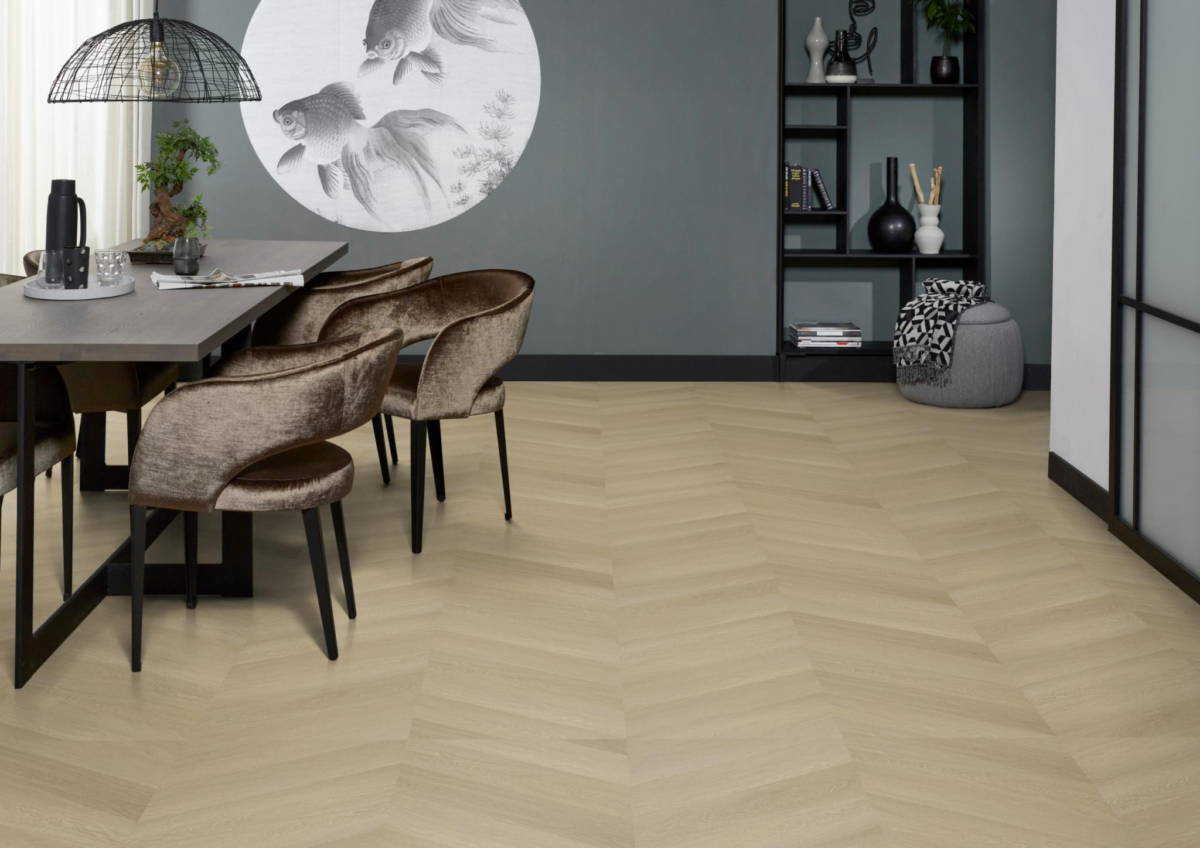 YUP Fulham chevron dryback natural oak - Afbeelding 8