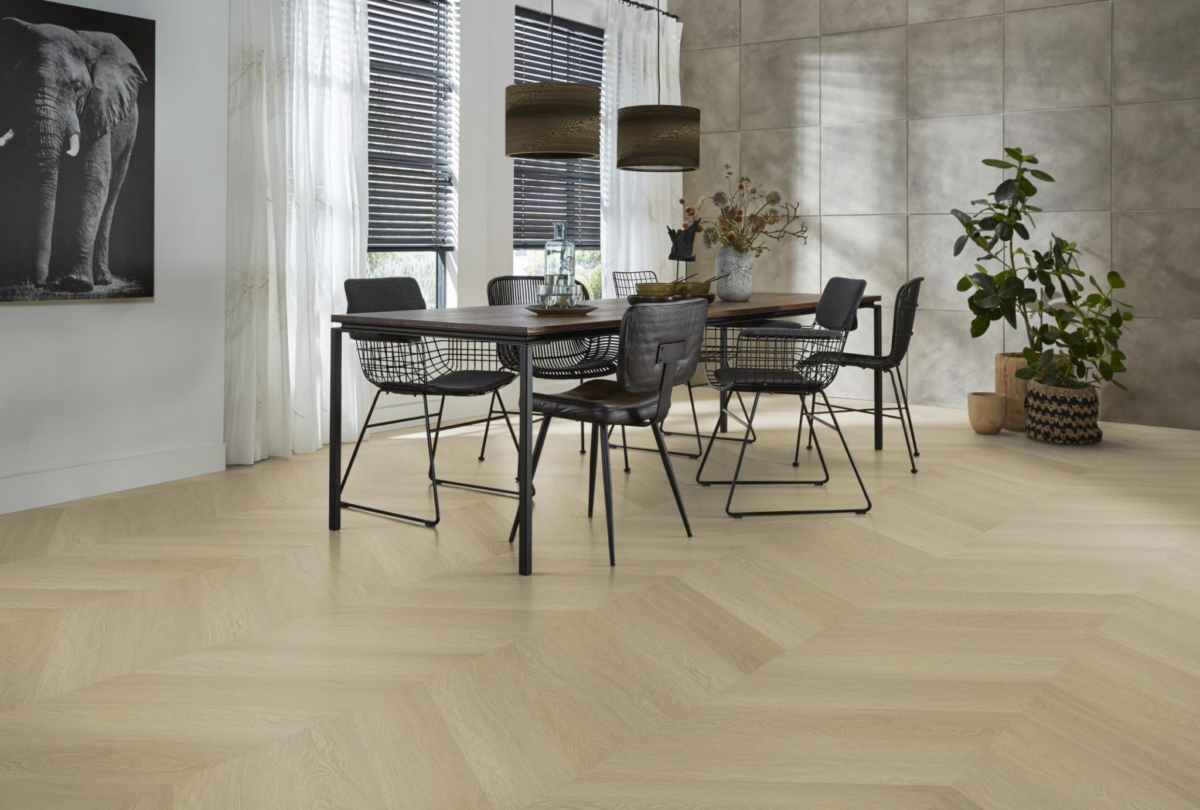YUP Fulham chevron dryback natural oak - Afbeelding 14