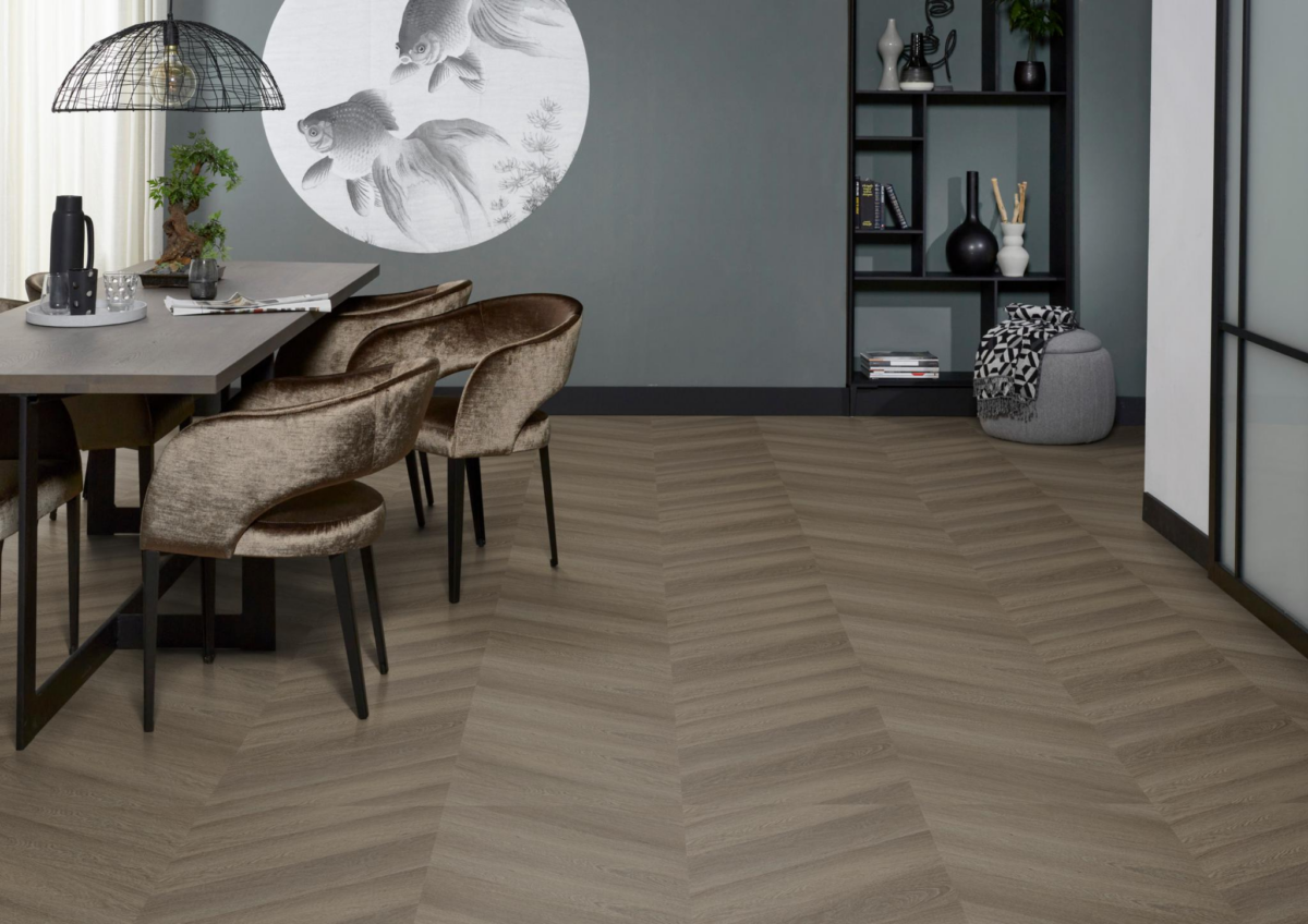YUP Fulham chevron dryback brown - Afbeelding 8