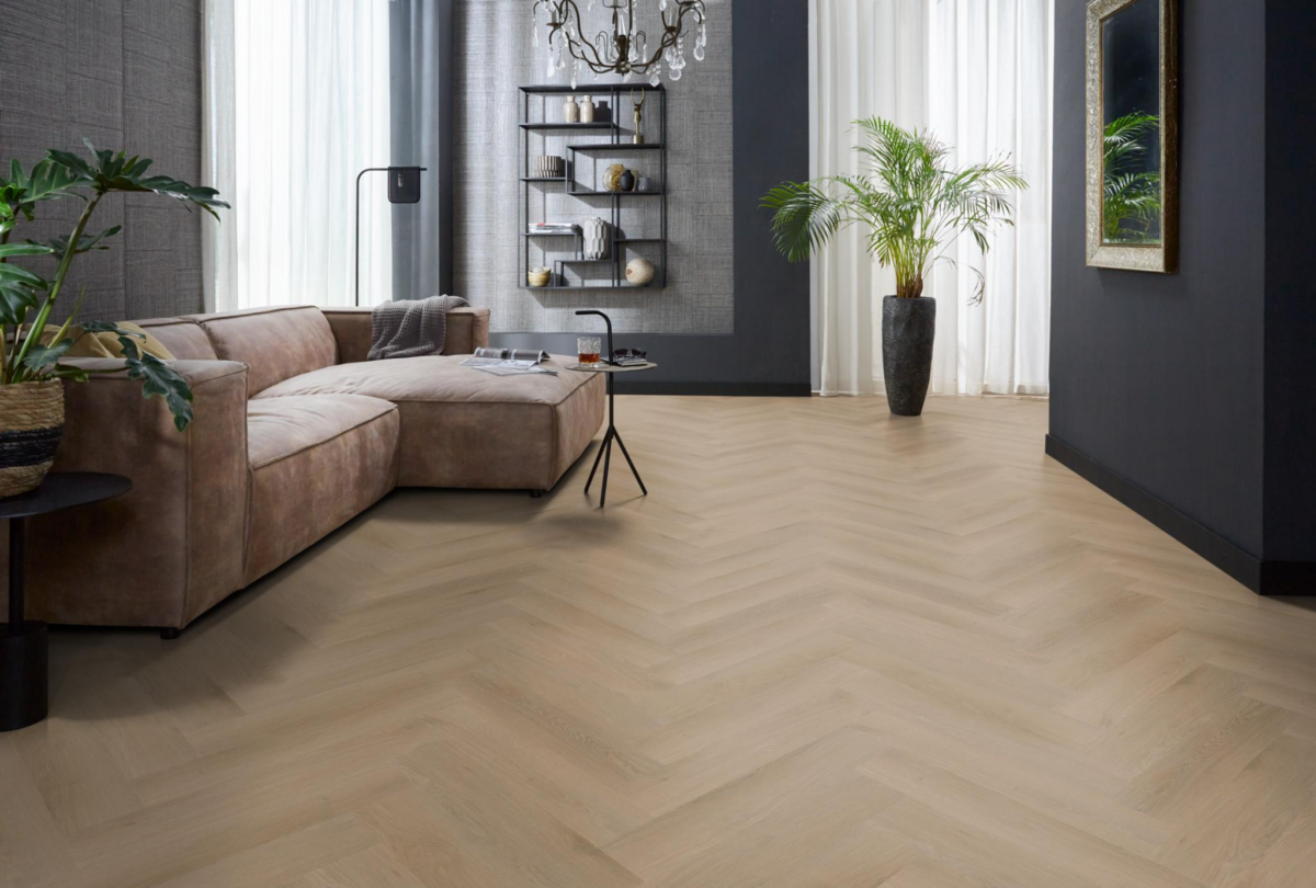 YUP Merton herringbone click natural oak - Afbeelding 4