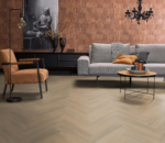 YUP Sutton herringbone dryback warm beige - Afbeelding 6