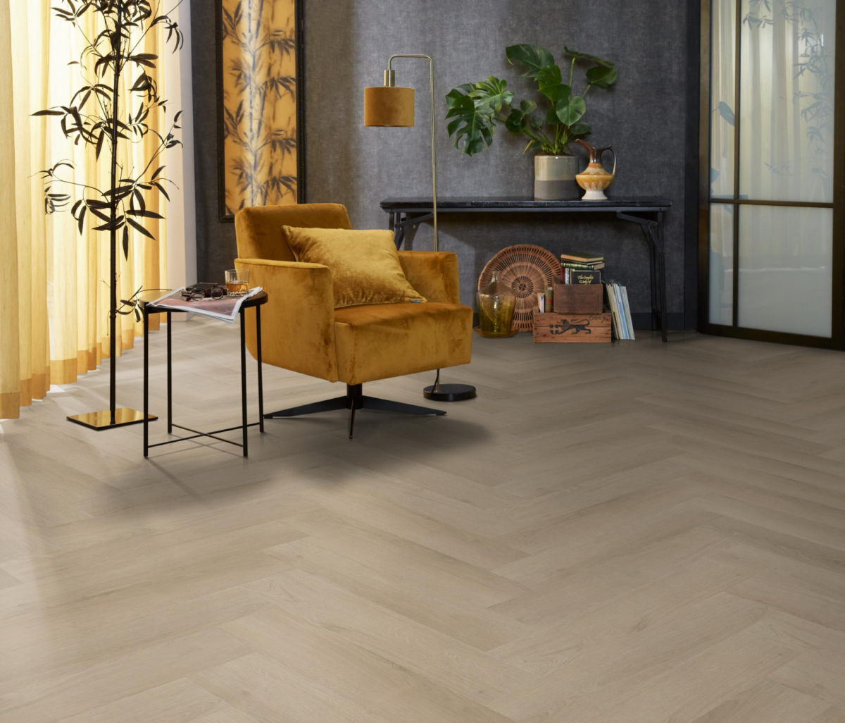 YUP Merton herringbone dryback beige - Afbeelding 7