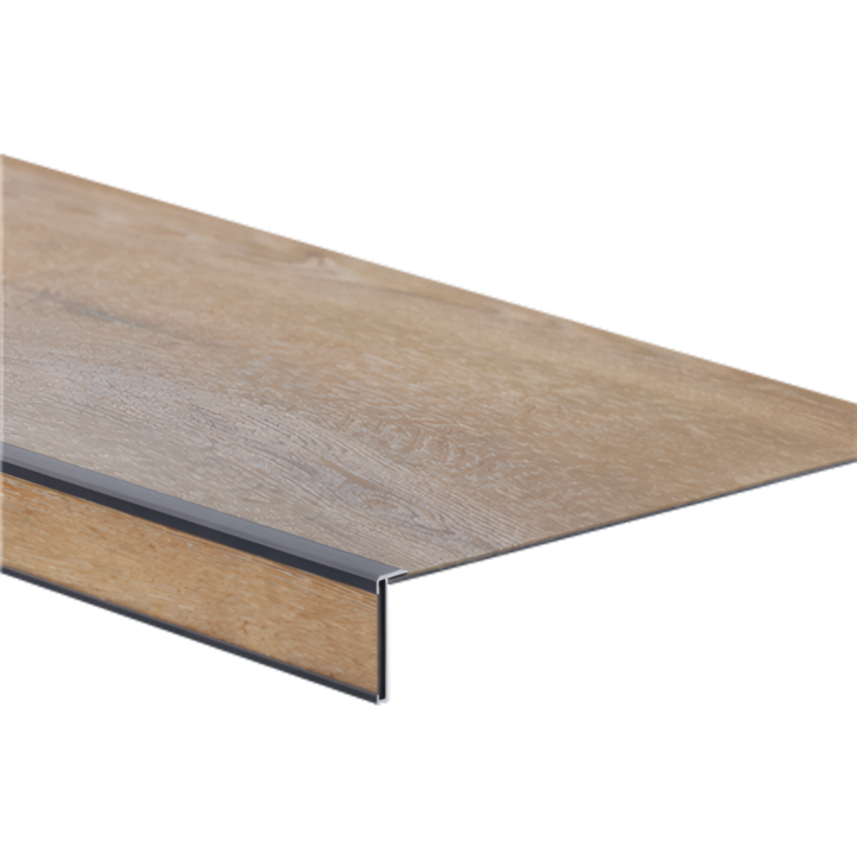 LDO2 Traptreden Set PVC Leyton Dark Oak - Set 4 tredes 3,8/18/55 x 130cm - Afbeelding 1