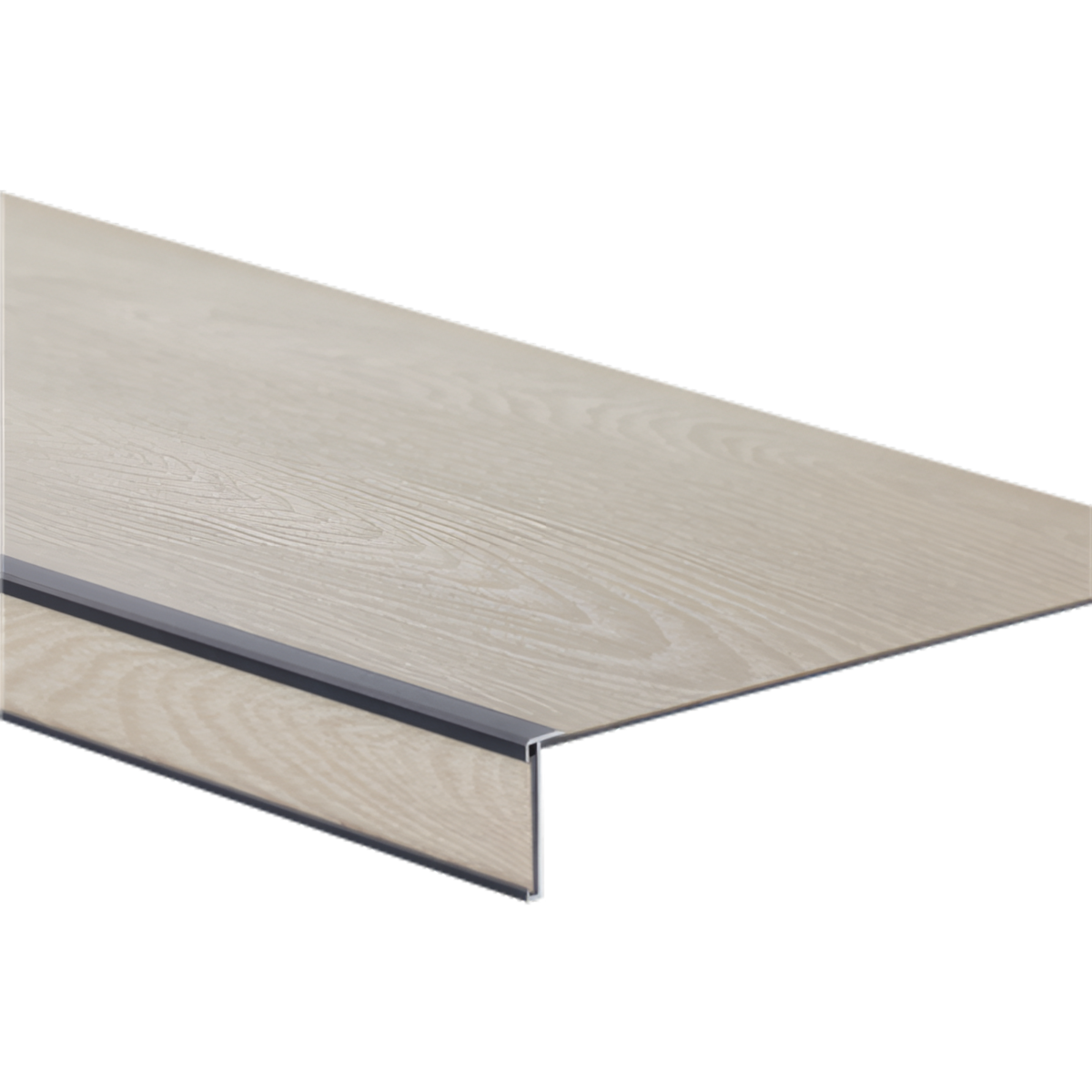 fb2 Traptreden Set PVC Fulham Beige - Set 4 tredes 3,8/18/55 x 130cm - Afbeelding 1