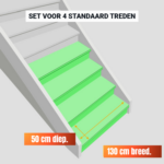 Traptreden Set PVC Leyton Dark Oak - Set 4 tredes 3,8/18/55 x 130cm - Afbeelding 7