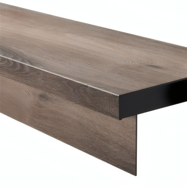 Overzettreden Set PVC Paddington Dark Grey - Dubbele trede 55x142 + 2 stootborden 18x142