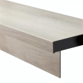 Overzettreden Set PVC Paddington Beige - Dubbele trede 55x142 + 2 stootborden 18x142