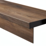 Overzettreden Set PVC Paddington Warm Brown - Dubbele trede 55x142 + 2 stootborden 18x142