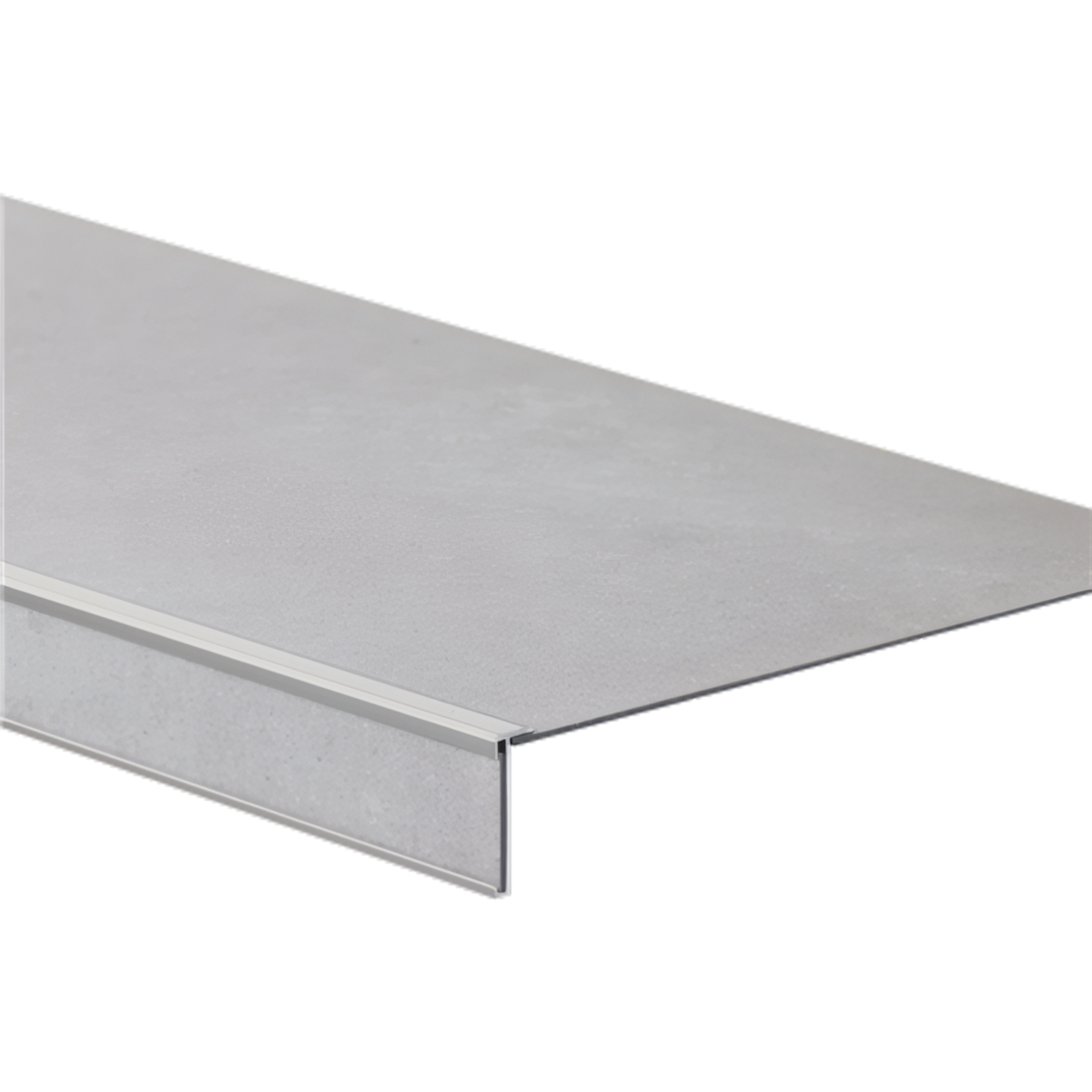 slg2 Traptreden Set PVC Southwark Light Grey - Set 4 tredes 3,8/18/55 x 130cm - Afbeelding 1