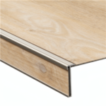 Co-pro Trapprofielset PVC RVS 4x130cm - 15x45x1300mm doos bevat 4 stuks - Afbeelding 3