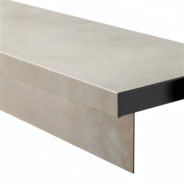 Overzettreden Set Pvc Victoria Beige - Dubbele trede 55x142 + 2 stootborden 18x142