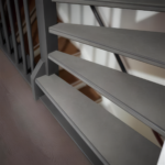 Traptreden Set PVC Victoria Light Grey -  Set 4 tredes 3,8/18/55 x 130cm - Afbeelding 4